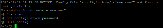 Rclone Setup